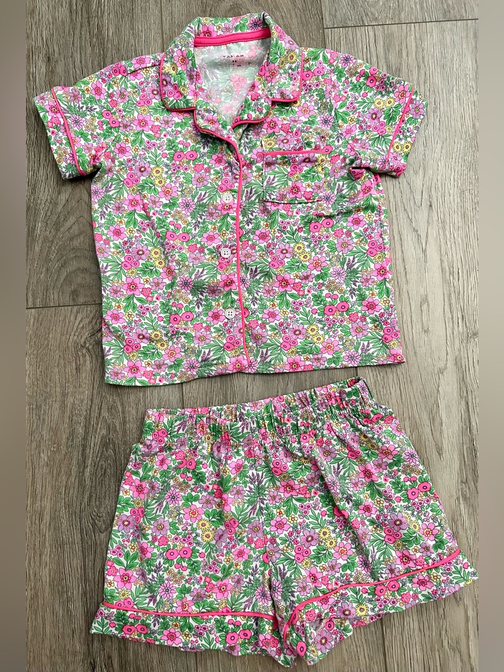 Tahari Girls Floral Pajama Set